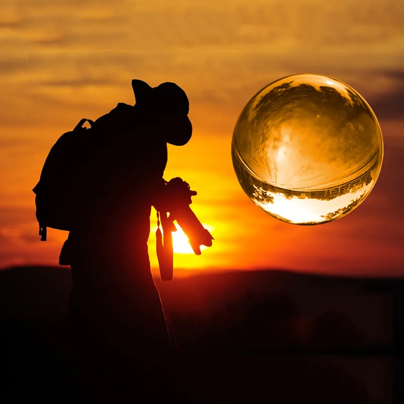 10 см Прозрачные Cyrstal Lensball фотографии украшения акробатика Ремесло Декор фэн шуй декоративный шар креативный подарок на день рождения
