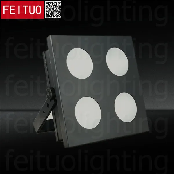 E-(8/Лот) сценический светильник для зрителей 4x10W WW/CW Cob Led Blinder Matrix светильник