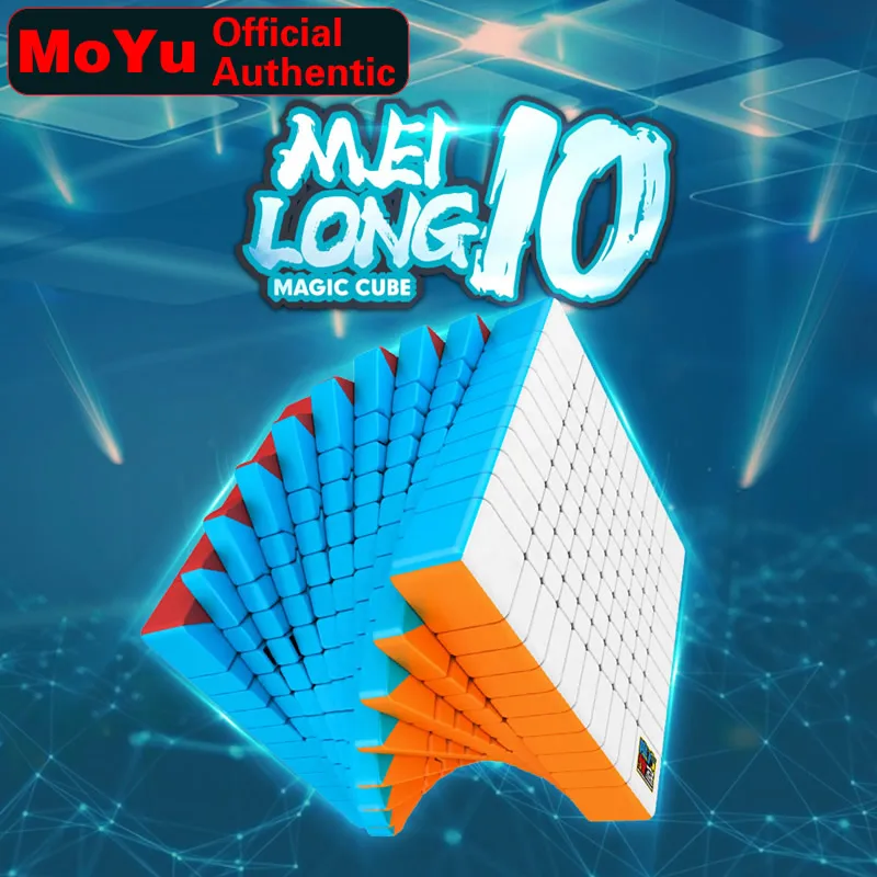 

MoYu MeiLong 10 10x10x10 Magic Cube MeiLong10 10x10 Professional Neo Speed Cube Puzzle Antistress Fidget Educational Toys