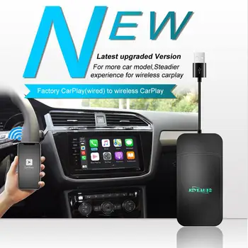 

Joyeauto Apple Wireless Carplay Dongle for Volkswagen Golf/Touareg iOS Navigation 2016-2020 Mini USB Activator Car Play Adapter