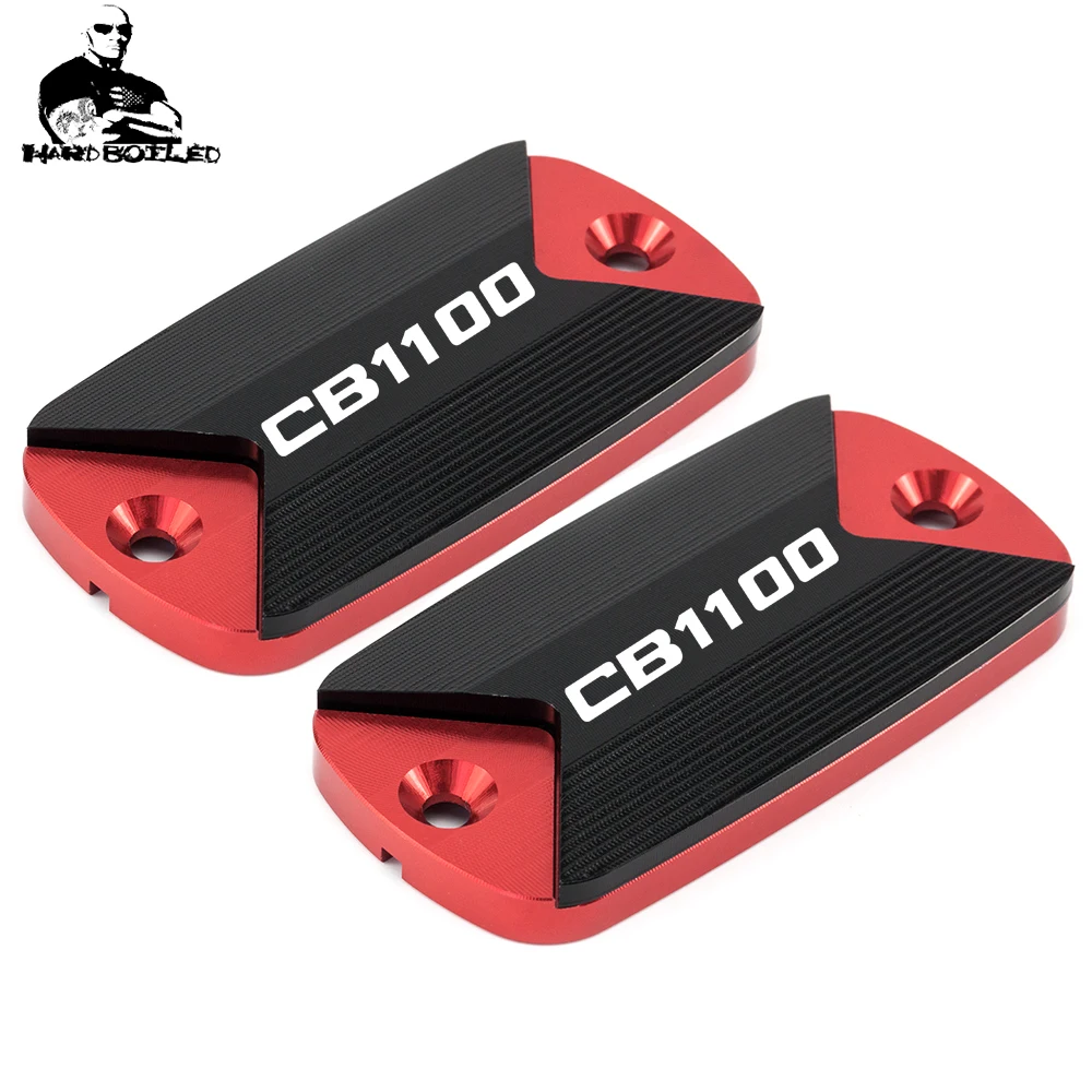 Pair Motorcycle Accessories Brake Fluid Tank Cap Cover Brakes Reservoir For Honda CB 1100 CB1100 EX RS 2009-2017 2016 2015 2014 (3)