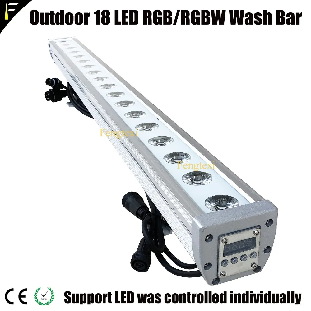 18x3w RGBW LED Wall Wash Bar