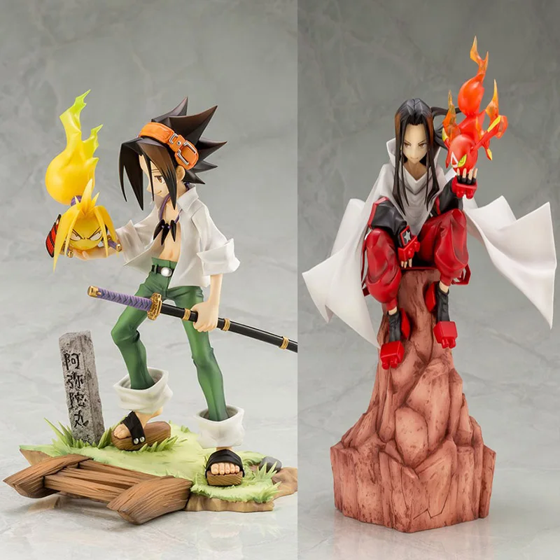 

22cm ARTFX J Anime Shaman King Figure Yoh Asakura And Hao 1/8 Scale Action Figure Toy Christmas Gift
