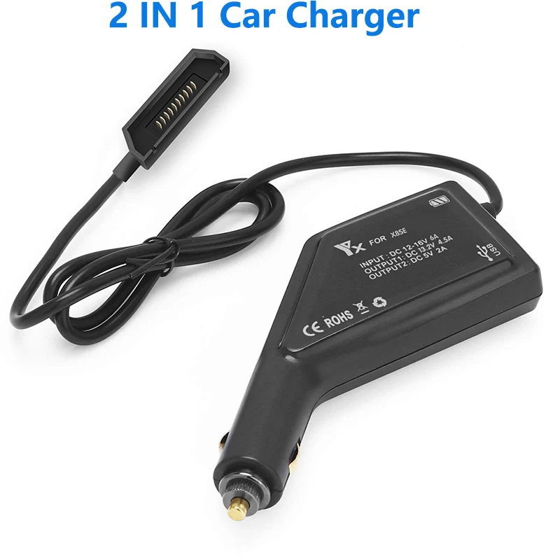 2 IN 1 Car charger FIMI X8 SE автомобильное зарядное устройство Быстрая зарядка 2 в 1 батарея/пульт дистанционного управления зарядное устройство для FIMI X8 SE аксессуары для дрона - Цвет: 2 IN 1 Car charger
