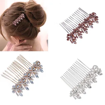 

BRIDAL WEDDING CRYSTAL JEWEL DIAMANTE HAIR COMB CLIP SLIDE FASCINATOR HAIRPIECE