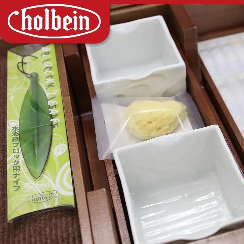 Holbein-108 주년 익스퍼트 투명 수채화 물감 5ml 나무 상자 세트, 아티스트 페인팅 안료, 생일 선물