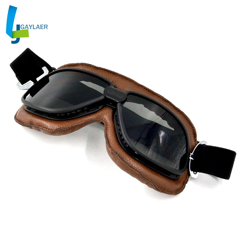 Мотоцикл ATV байкер очки Gafas классический старый стиль линзы пользовательские очки для шлема солнцезащитные очки