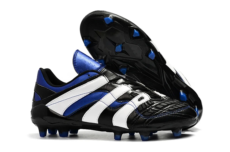 Горячая классика акселератор электричество Точность FG X Beckham DB Zidane ZZ 1998 98 мужские футбольные бутсы Бутсы Размер 39 - Цвет: 10