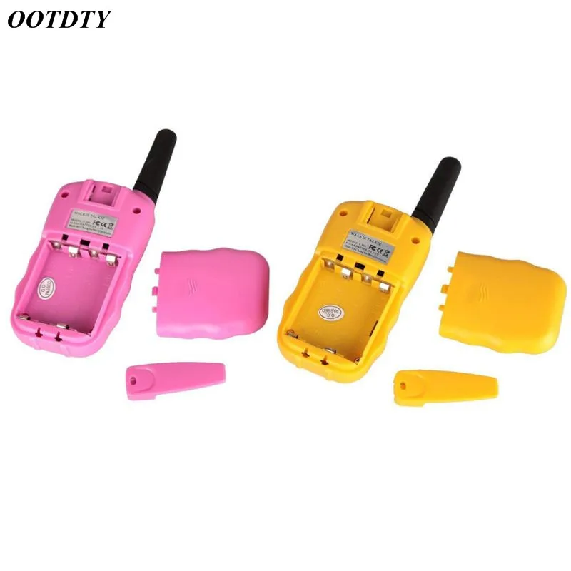 1Pair Child Kids Walkie Talkie Parenting Game Mobile Phone Telephone Talking Toy 3-5KM Range for kids