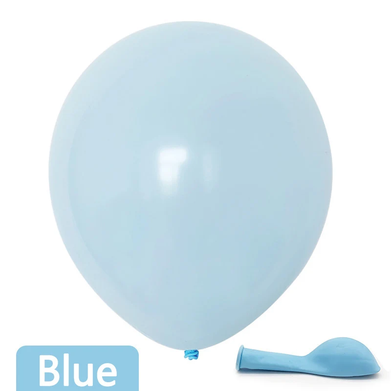 Blue 100 шт./компл. 10 дюймов разноцветных шаров утолщенной латексные круглые шарики, свадебной церемонии, дня рождения или фестиваля, украшение дома вечерние поставки - Цвет: Blue