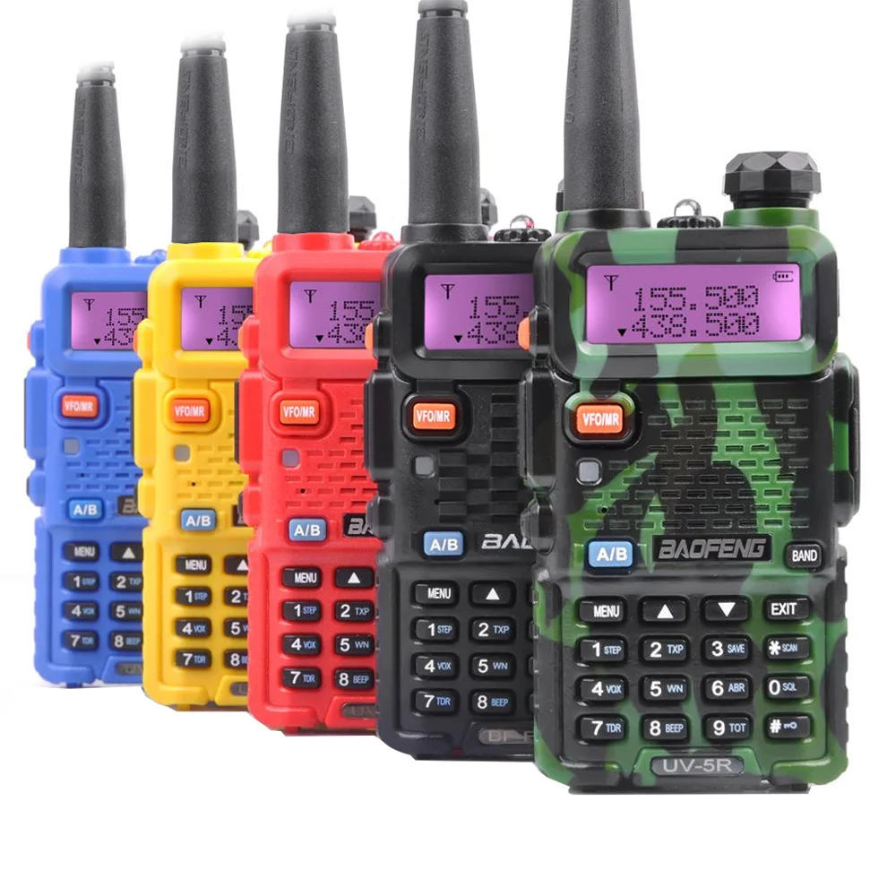 

8Pcs Walkie Talkie Baofeng UV-5R Handheld CB Radio Station Dropshipping UV 5R Transceiver 5W VHF UHF UV 5R Hunting Ham Radio