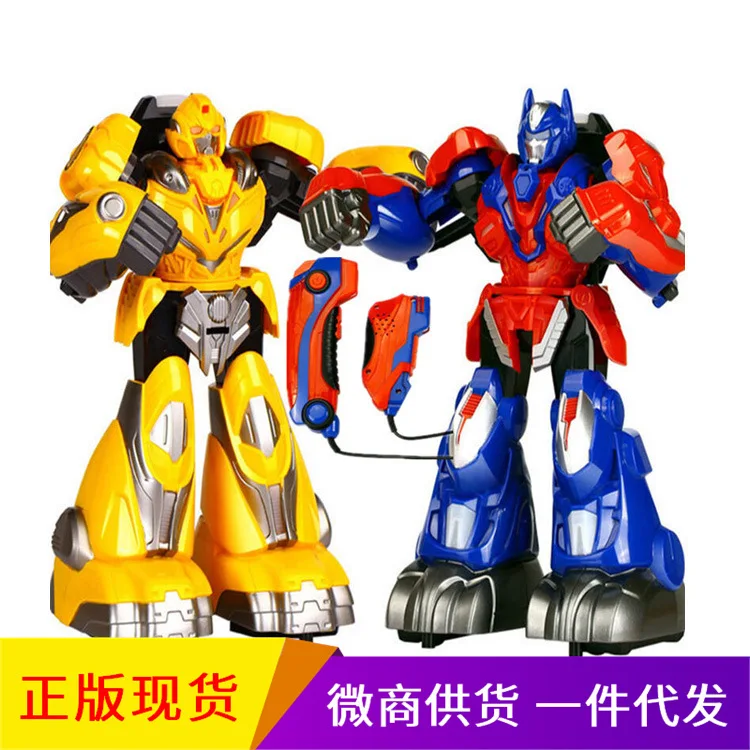 

Ken Dillon 813a Somatosensory against Golden State Robot Toys 2.4G Remote Control Sensing Double Fighting Boxing Toy