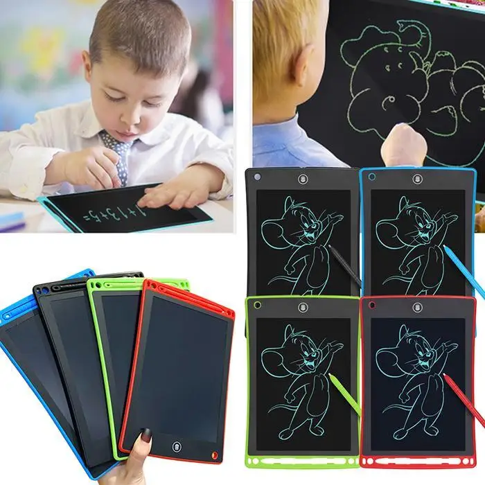 LCD Electronic Hand-painted Board Children Intelligent 100-200G CR2016 button battery Writing Board 25%-30