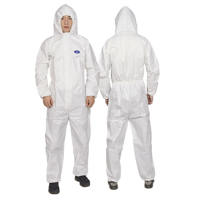 Protective Clothing Disposable Dustproof Water Oil Resistant Work Safety Clothing