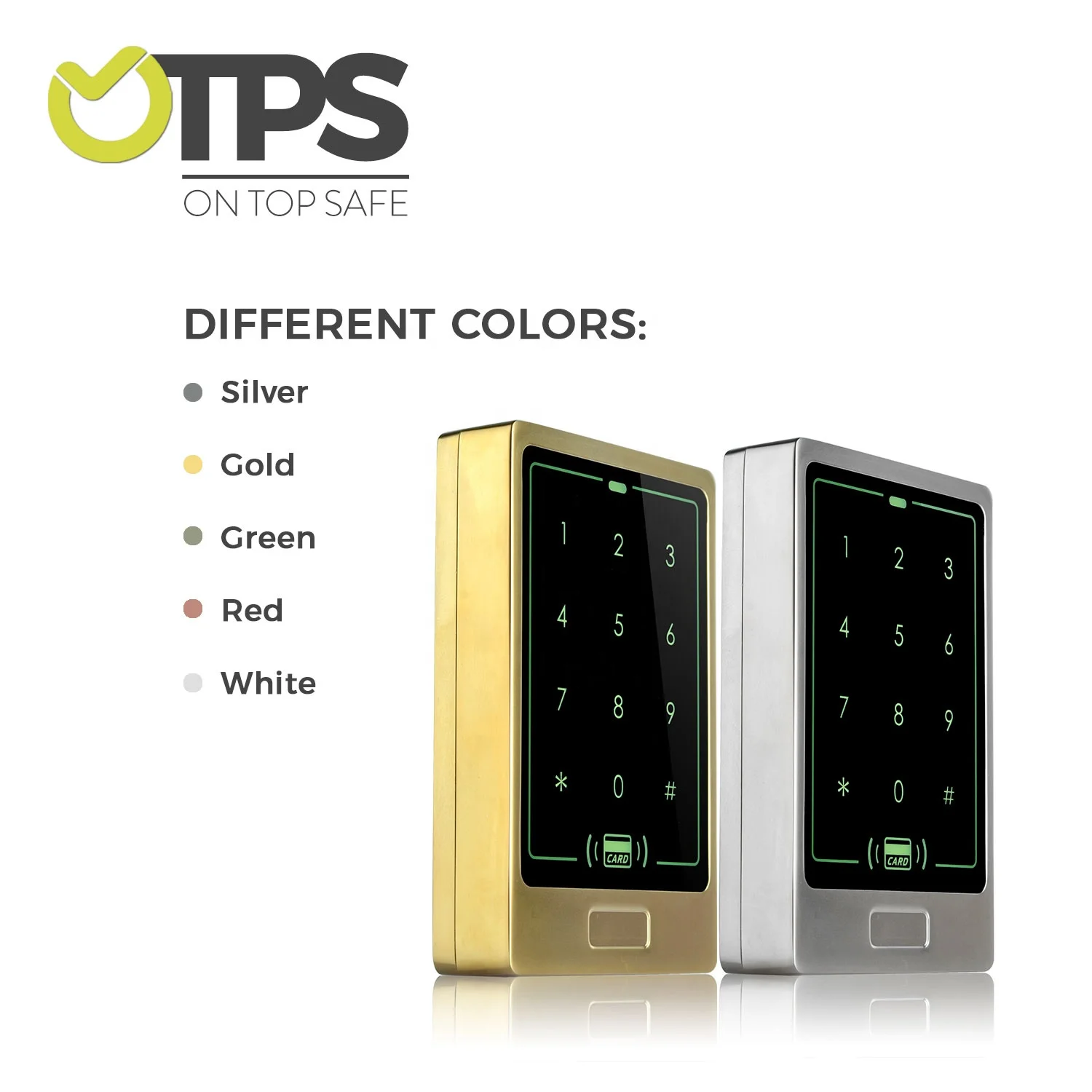 Waterproof Metal RFID Door Access Control with Luminous Keyboard - Famidy.com