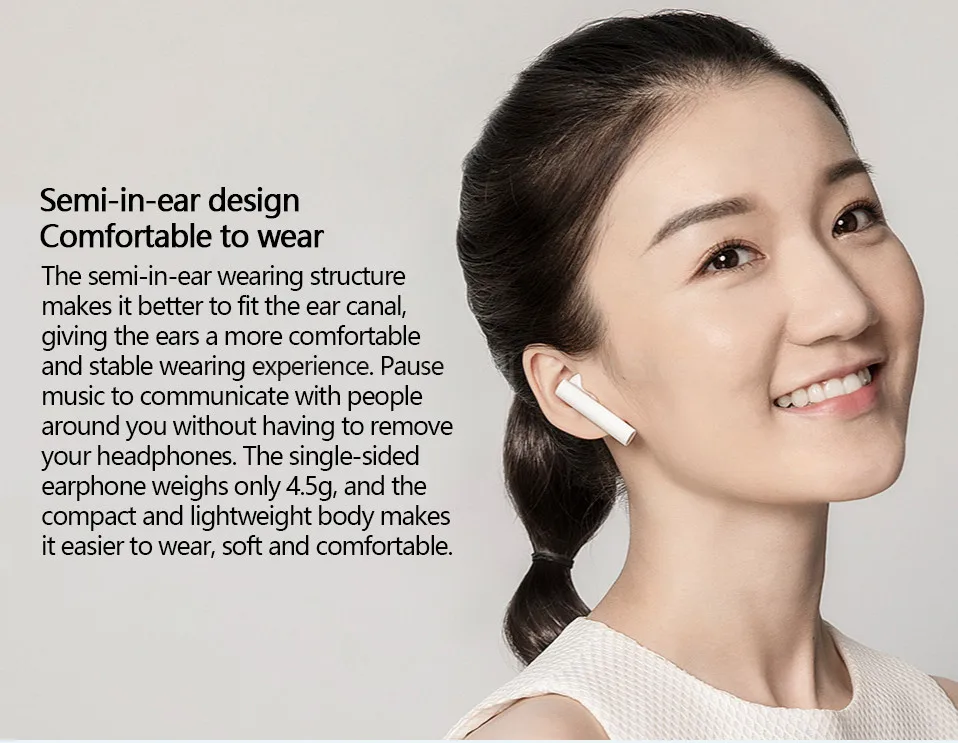 Оригинальные беспроводные наушники Xiaomi Air 2 TWS Bluetooth 2 LHDC HD 14,2 мм с двойным микрофоном ENC автоматическая пауза управление нажатием Airdots Pro 2
