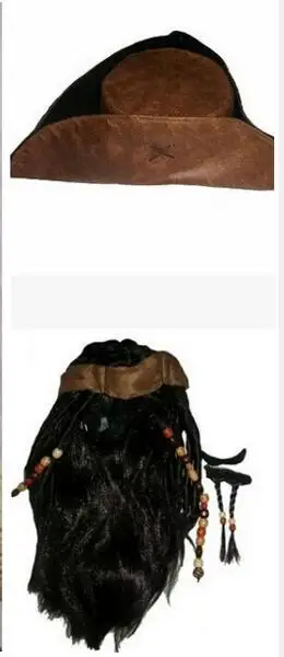 cosplay prop Пираты Карибы Джек Воробей Куртка Косплей Костюм Набор косплей костюм для мужчин - Цвет: cosplay prop