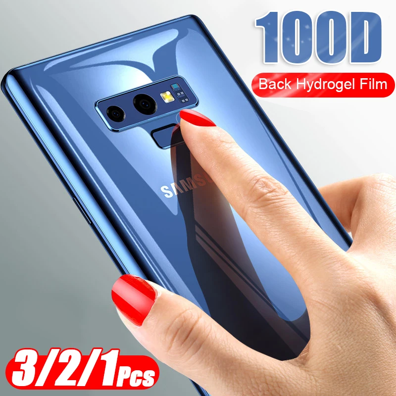 3-1 шт 100D задняя Гидрогелевая пленка для samsung Galaxy A10 A20 A30 A40 A50 samsung A60 A70 A80 A90 задняя крышка Защитная пленка для телефона