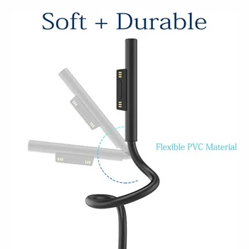 

For Microsoft Surface Pro 5 Charging Cable Type-C Female To PRO 76543 Tablet Charger 0.2M Home Wall Charger Adapter Cable