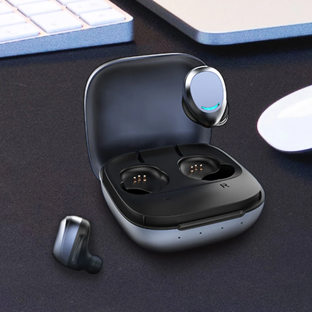 Универсальный Bluetooth 5,0 в ухо дыхательный свет беспроводные наушники стерео TWS подарок автомобиль шумоподавление сенсорный контроль Мини HIFI