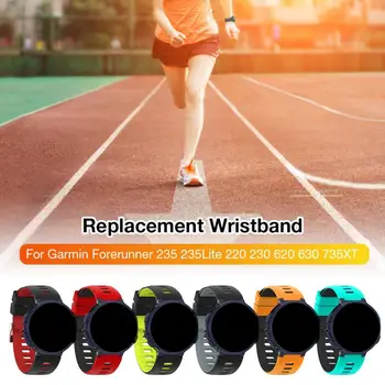 

Replacement Silicone Wrist Strap soft Watch Band For Garmin Forerunner 235 235Lite Smart Bracelet eletritic strap Accessories