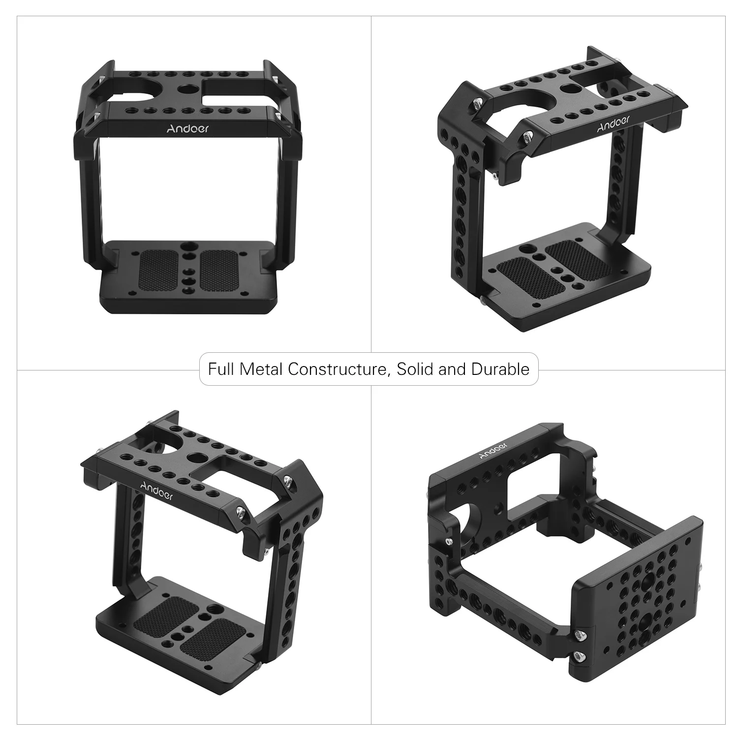Andoer алюминиевая клетка для камеры для Z CAM E2C с креплением для холодного башмака 1/4 винтовые аксессуары для съемки с сумкой аксессуаров