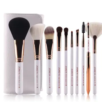 

10Pcs Beauty Makeup Brushes Set Powder Foundation Eyeshadow Eyebrow Professional Make Up Tools