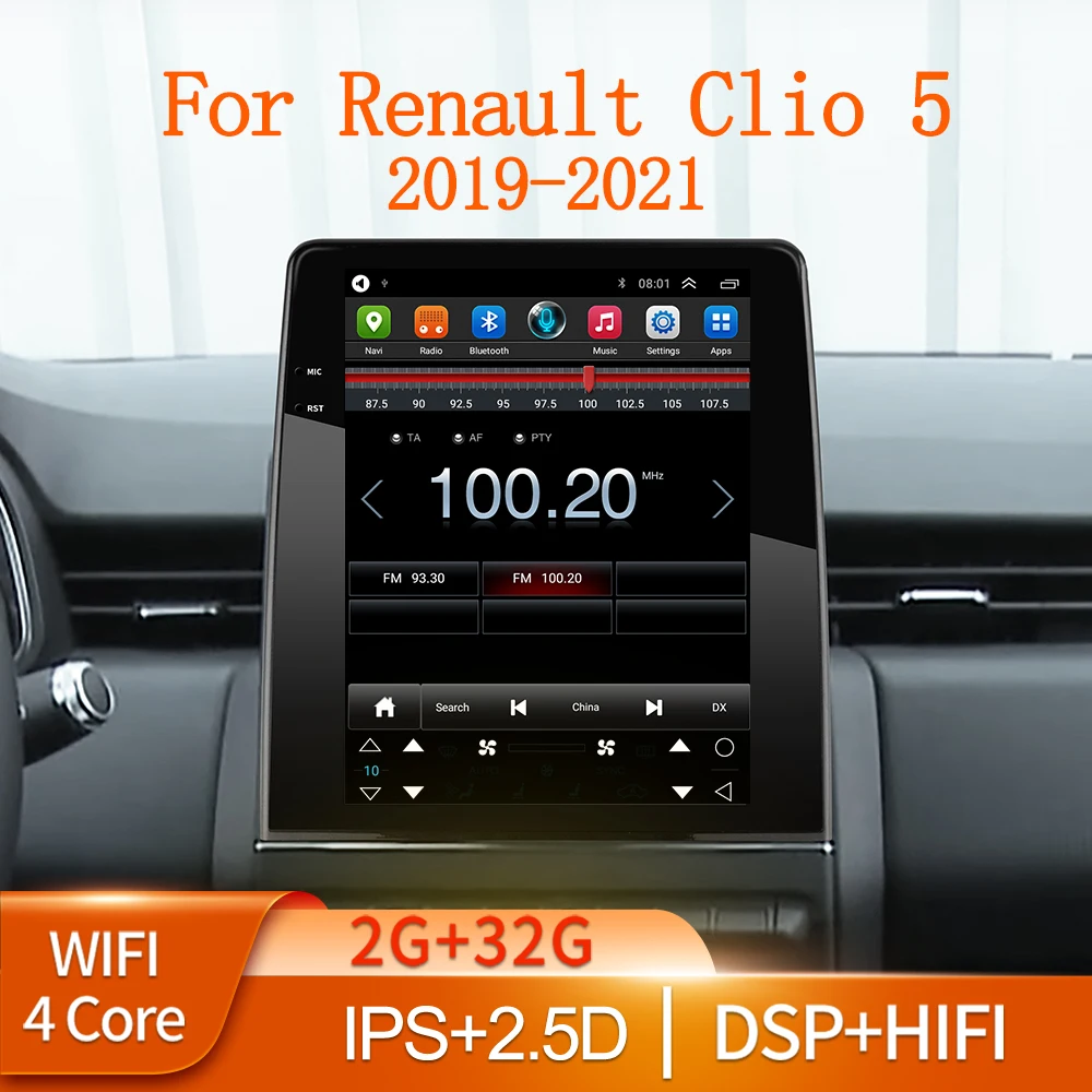 Android 10 Car Radio Multimedia Video Player For Renault Clio5 Clio 5 2019  2020 2021 Navigation Gps 2 Din - Car Multimedia Player - AliExpress