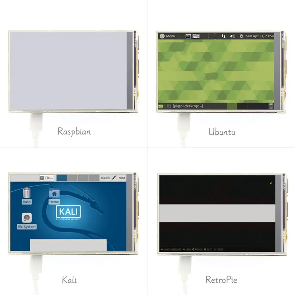 

3.5/4.0 inch MHS TFT GPIO LCD Module Screen Display with Touch Panel Support 125MHz SPI Input for Raspberry Pi
