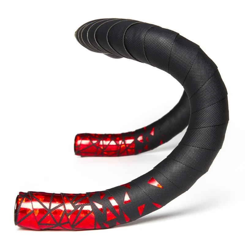 Road Bike Bike handlebar tape Bicycle grips Handlebar Tape Metal Series Grip Cycling Accessories Fixie Gear Strap PU EVA Wrap Perforated Liteskin