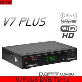 

V7 PLUS DVB S2+T2 V7 Combo 1080P Full HD DVB-S/S2+T/T2 Support H.265 Support YouTube Youporn Via Usb Wifi Dongle MP4 Usb Wifi