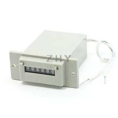 CSK6-DKW AC 220V 50/60Hz 6 цифр 2-провод с замочком электромагнитный счетчик