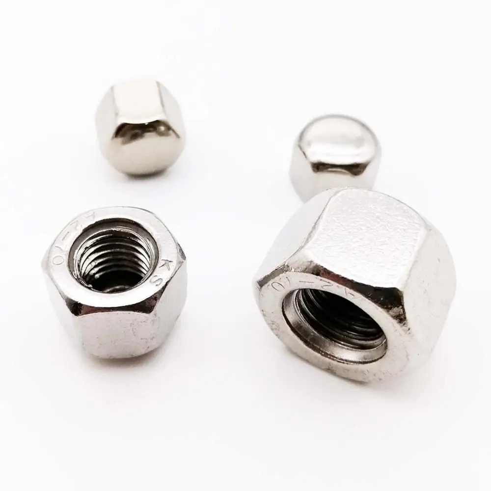 Hexagon Nuts 1/2/5/10pc M3-M16 304 A2 Stainless Steel DIN917