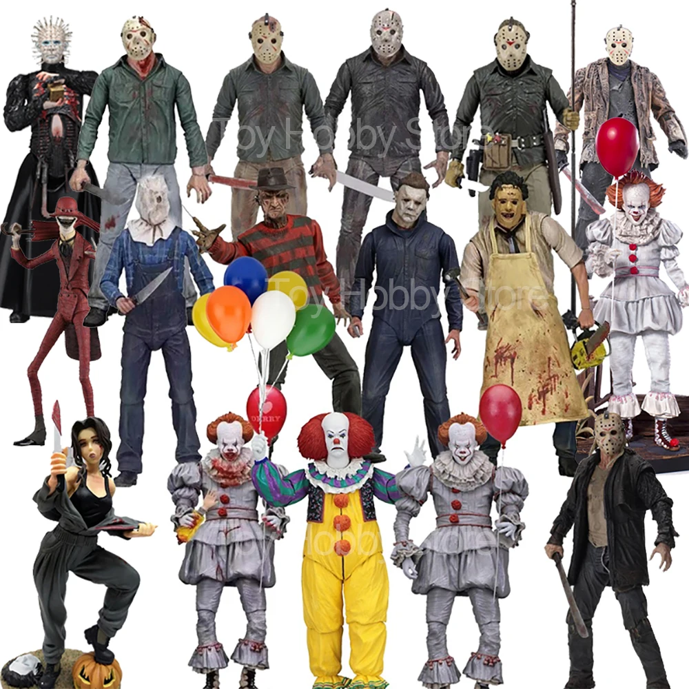 Экшн-фигурка NECA Pennywise Joker Фредди Крюгер Джейсон вурхисс Чаки Майкл Майерс Техас