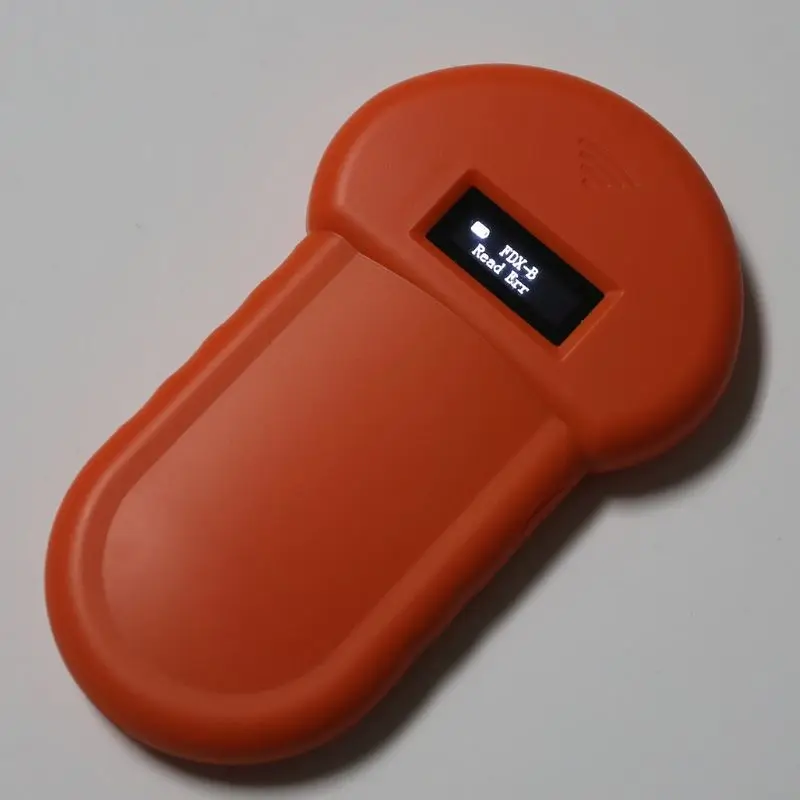  Lector de identificación de mascotas escáner Digital de Chip de Animal USB recargable microcontrola