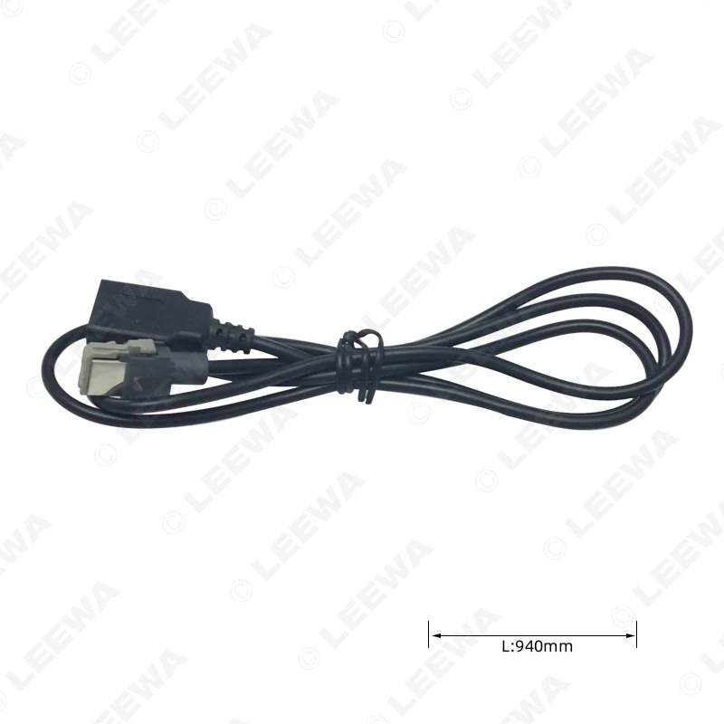 LEEWA 10X стандартный CD Радио Аудио разъем для USB адаптер Conector для peugeot 307 408 Citroen C4 C5 кабель для передачи данных#6157