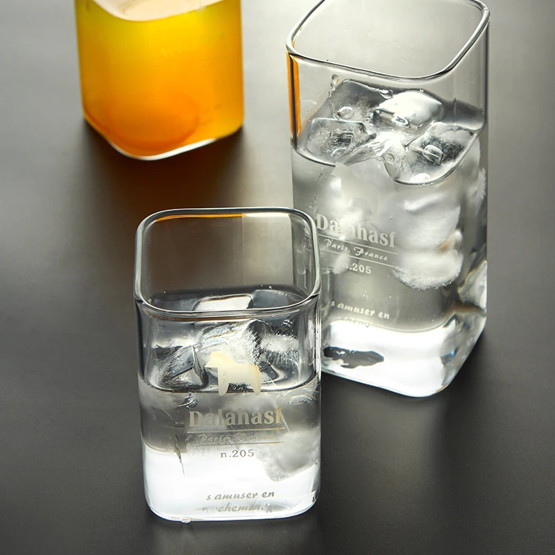 

OUSSIRRO Creative Transparent Double Anti-Scald Crown Large Glass Cup Mug office Dessert Tea Cup Breakfast