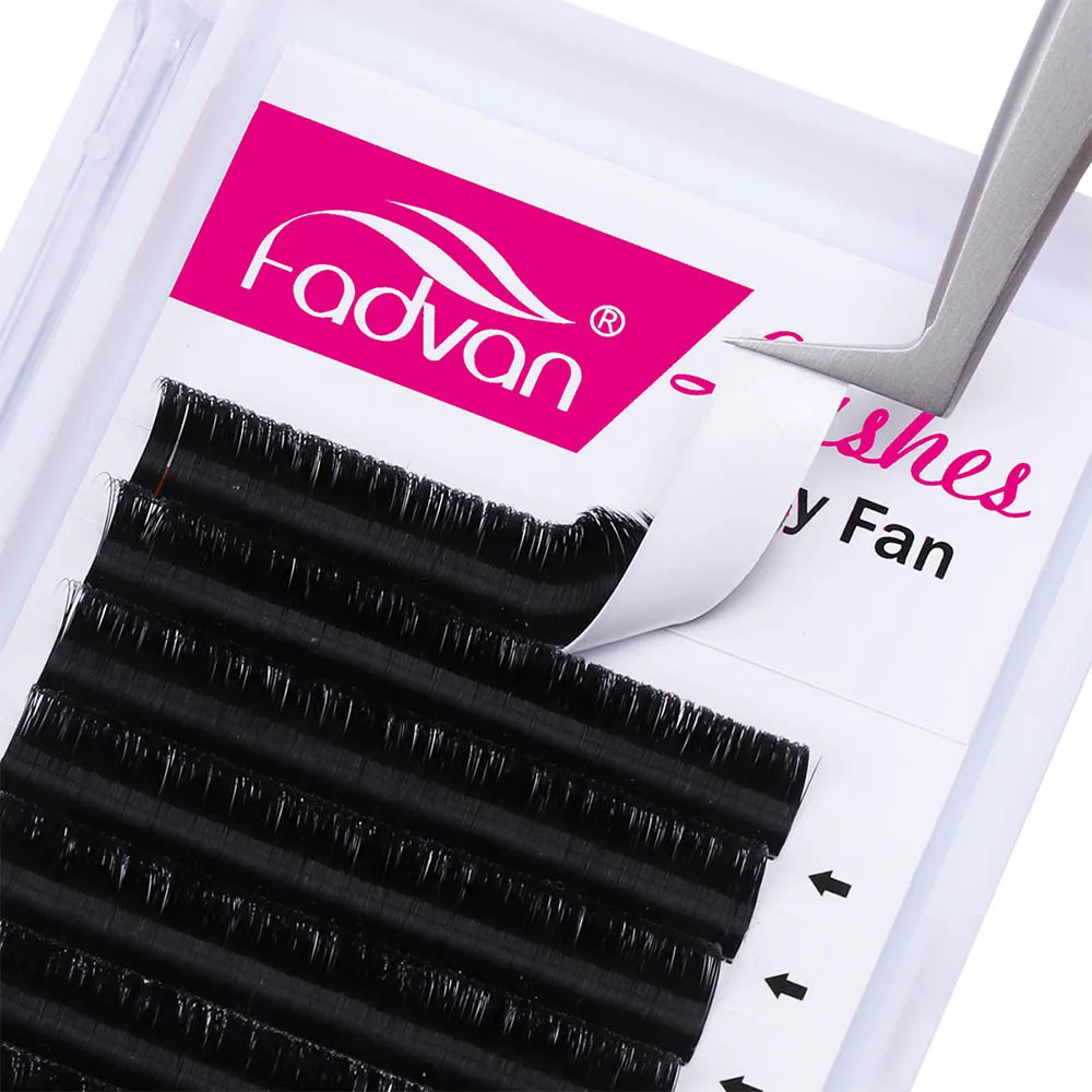 5 чехлов/набор Easy Fan цветущие ресницы из искусственной норки Fadvan ресницы DIY 3d/4d/5d. веер объем ресниц длительный