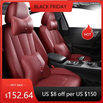 

kokololee Custom Leather car seat covers For PEUGEOT 206 207 301 307 408 308 308s 508 3008 2008 4008 5008 407 607 car seats