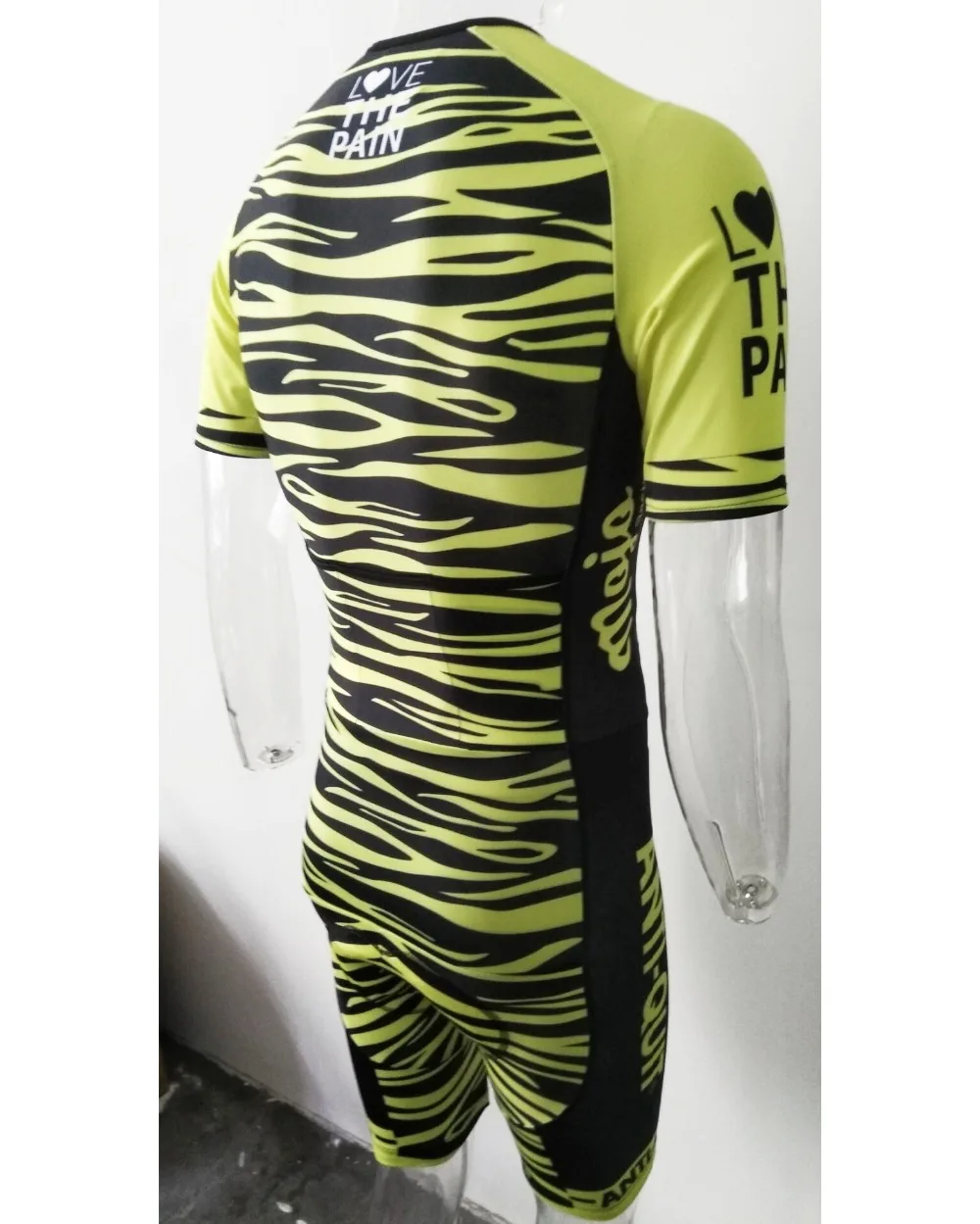 LOVE THE PAIN skinsuit, Триатлон, одежда для велоспорта, мужской триатлон, костюм с коротким рукавом, костюм на заказ, боди, спортивный костюм, аэро, велосипедный костюм