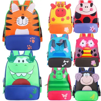 

Lovely Kids Backpack Toddler Baby Boys Girls Kids Animal Pattern Animals Backpack Cute SHoulder School Bag Mini Travel Bag