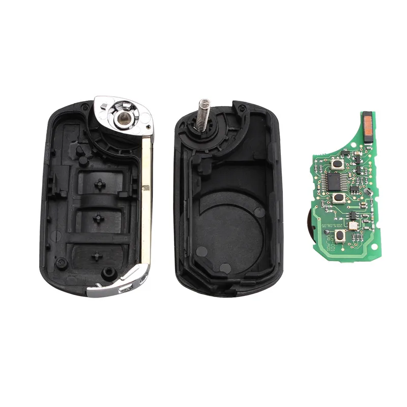 KEYYOU 433MHZ 3 BUTTONS FLIP FOLDING REMOTE CONTROL KEY REMOTE CAR KEY FOB FOR RANGE ROVER SPORT LAND ROVER DISCOVERY 3