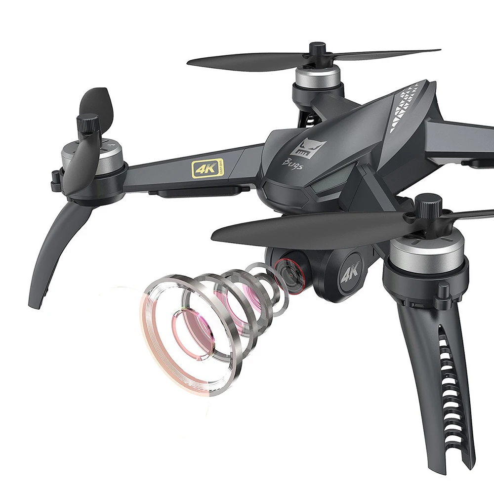 2019 Новый B5W Дрон gps бесщеточный 5G RC Квадрокоптер Модернизированный 4K Wifi FPV камера HD