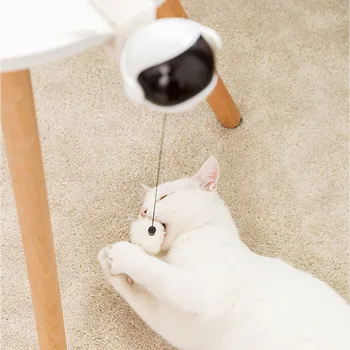 

Electronic Motion Cat Toy Cat Teaser Toy Flutter Rotating Interactive Puzzle Smart Yo-Yo Lifting Ball Electric Pet Cat Ball Toy