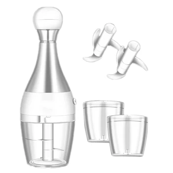 

5 Pcs Garlic Press Professional Kitchen Tools Mincer Ginger Peeler Squeezer, Duty Stainless Steel Presser Crush Chopper