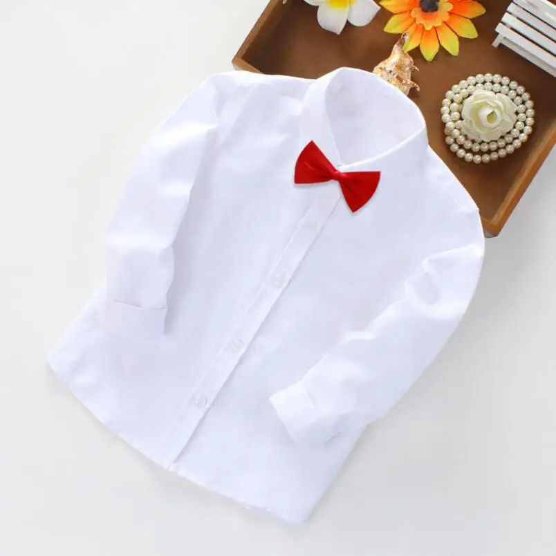 Boys' Long Sleeve School Shirt 3