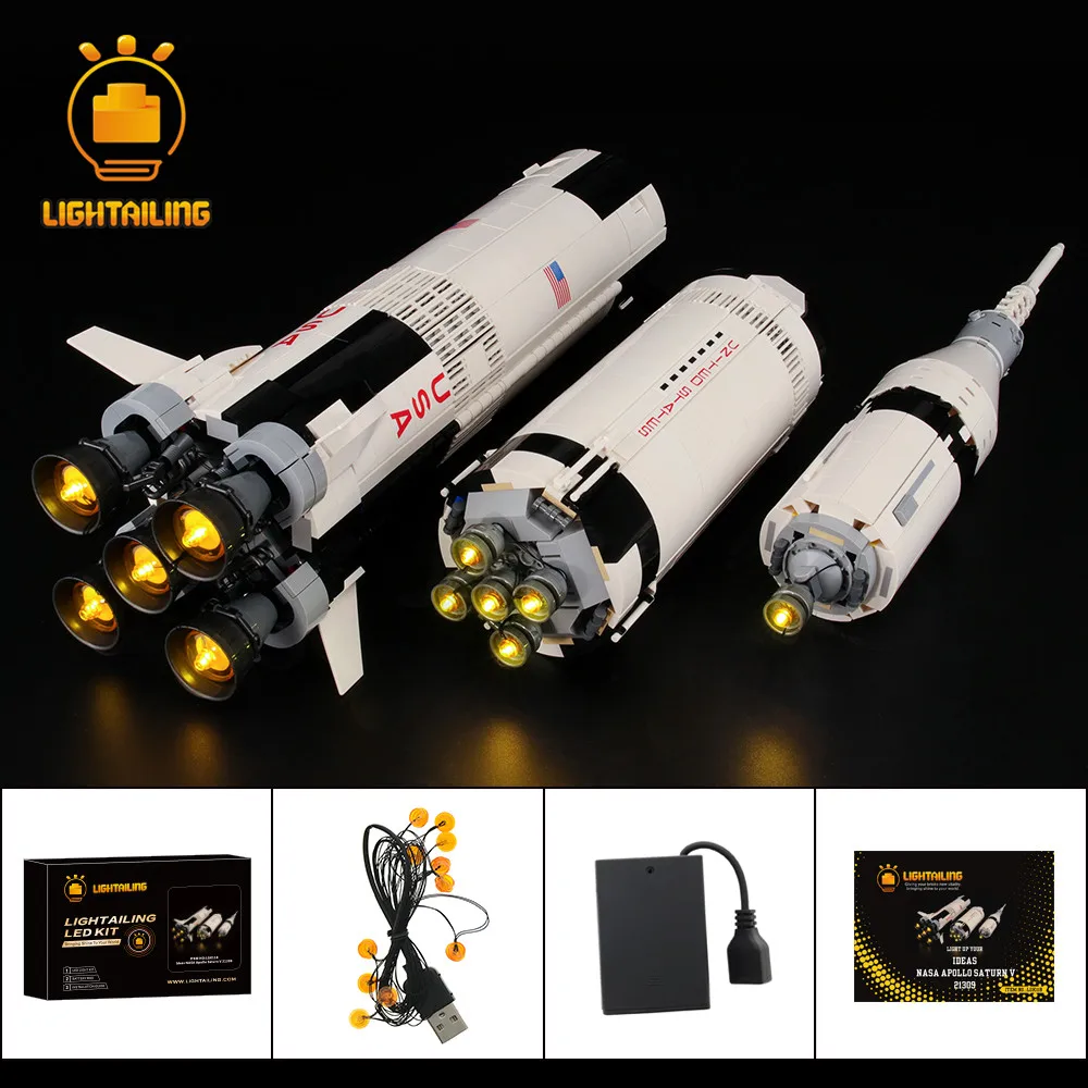 lego ideas nasa apollo saturn v 21309 building kit