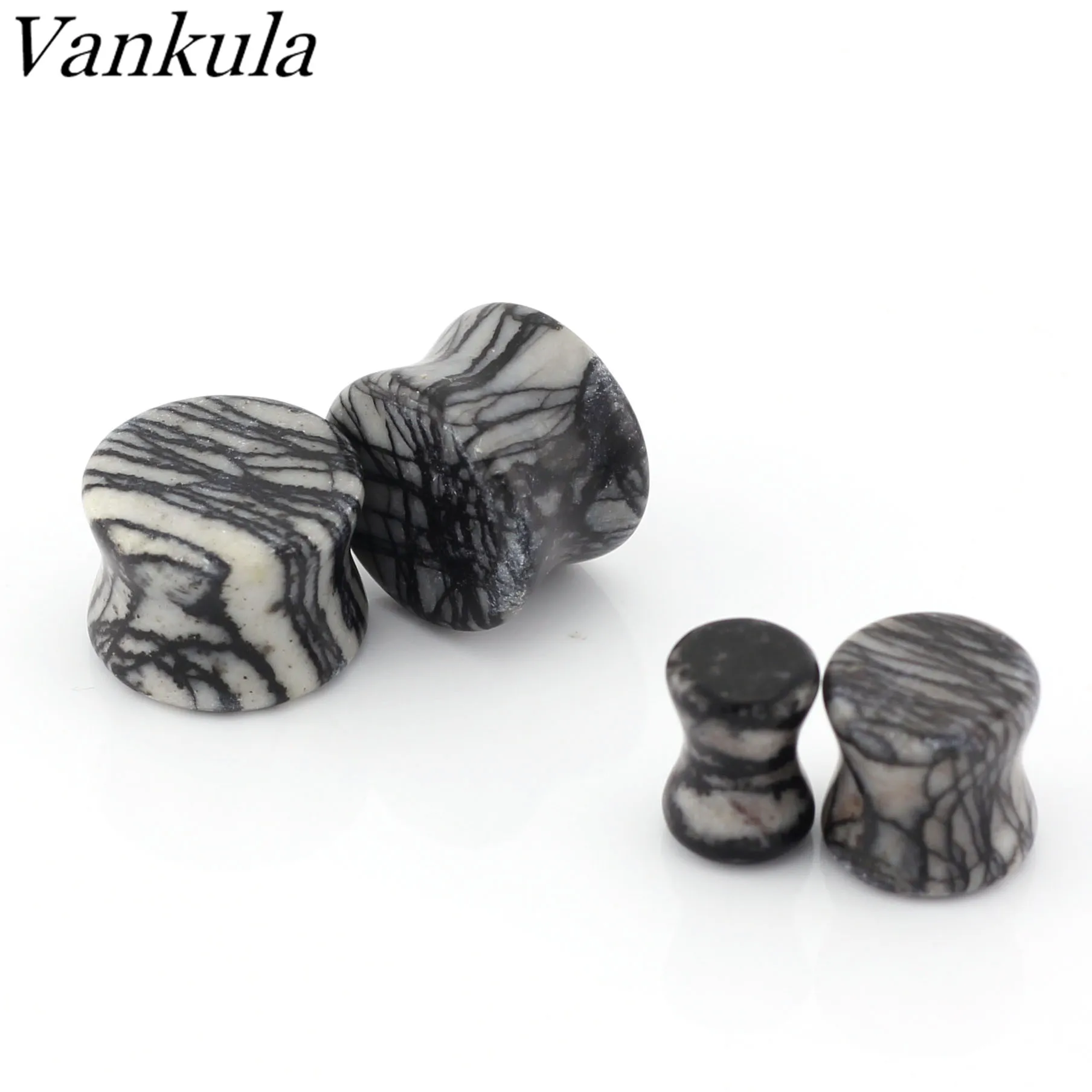 Vankula 2 шт. туннели для ушей тигриным принтом ювелирные украшения для пирсинга диаметры для ушей Expender модные Растяжка для уха