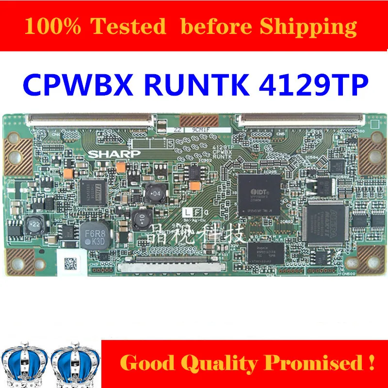 4129TP Tcon плата для SHATP TV оригинальный продукт CPWBX RUNTK системная логическая CPWBXRUNTK ТВ
