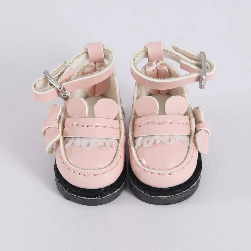 Ob11 детская обувь Molly 1/8 BJD holala девочка голова детская одежда bl ythe маленькая ткань PICCODO кукольные туфли кукольные аксессуары - Цвет: 4  only shoes